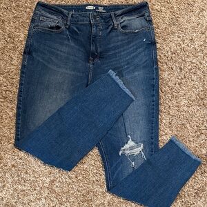 Old Nay Distressed Skinny Jeans Women’s 12 Denim Ripped Torn Y2K Frayed